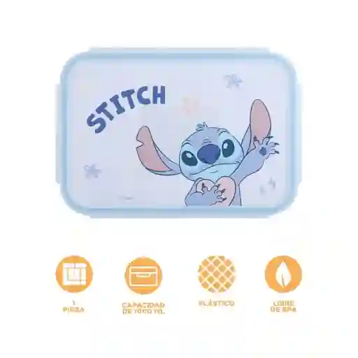 Tupper de Alimentos Serie Stitch 1000 mL Miniso