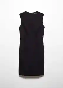 Vestido Paloma Negro Talla XL Mujer Mango