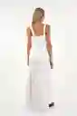 Vestido Largo Luvana Blanco Talla 02 M