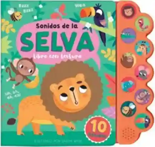 Libro Interactivo de la Selva Con Sonidos y Texturas