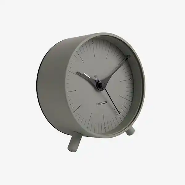 Inkanta Despertador Index Metal Gris