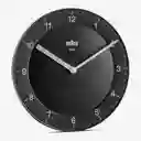 Braun Reloj de Pared Grande Análogo Negro