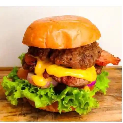 Hamburgesa Cheese And Bacon Doble Carne