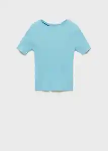 Saco Jersey Nenufar Turquesa Talla S Mujer Mango