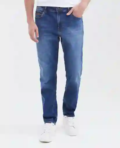 Jean Straight Fit-Masculino Azul Frances Medio 32/32 Chevignon