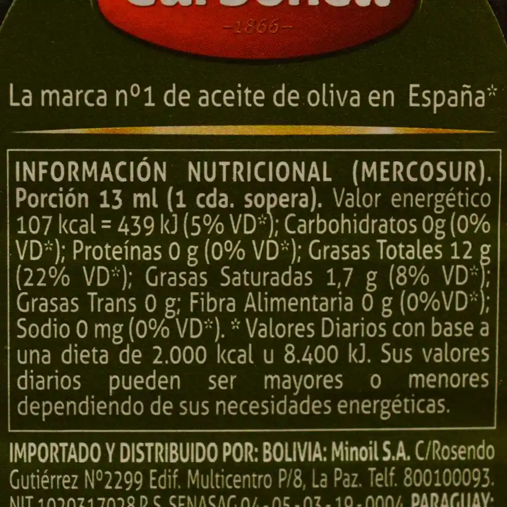 Carbonell Aceite de Oliva Virgen Extra