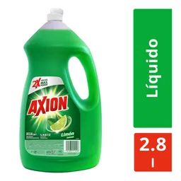 Lavaplatos Líquido Axion Limón Botella 2.8 L