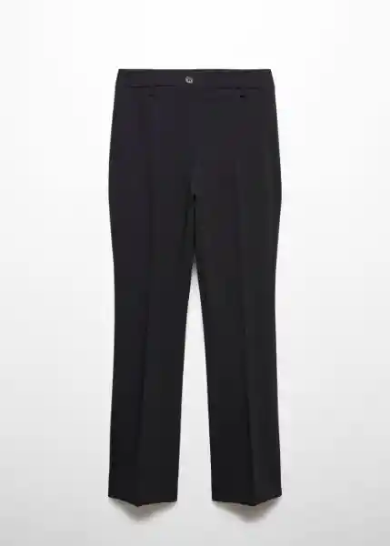 Pantalón Bosco Negro Talla 34 Mujer Mango