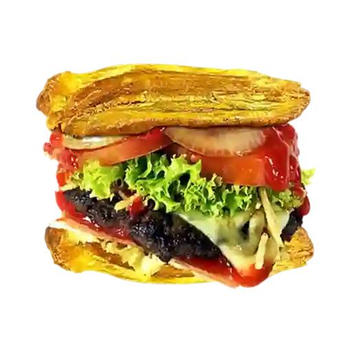 Hamburguesa Junior Especial con Patacón