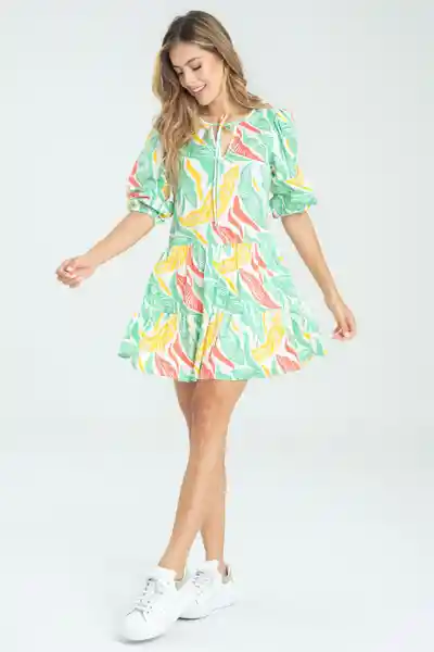 Vestido Tenerife Color Blanco Crudo Talla M Ragged