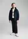 Abrigo Anorak Pepe7 Navy Talla 11 Niños Mango