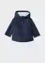 Abrigo Parka Paskal Navy Talla 69 Niños Mango