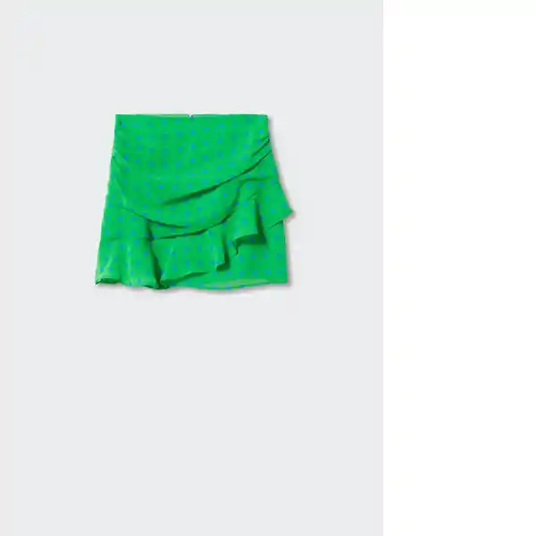 Falda Thalia Verde Talla M Mujer Mango