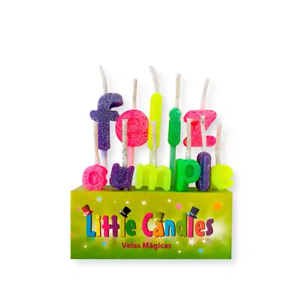 Little Candies Set Con Vela Mágica Feliz Cumple