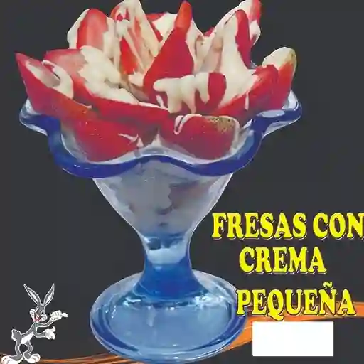 Fresas con Crema Pequeñas