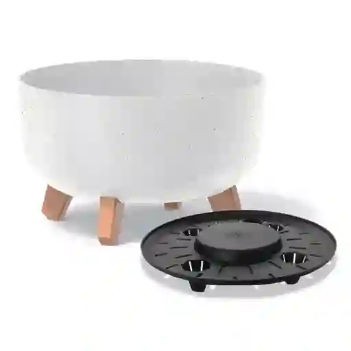 Tumatera Matera Gracia Round Low Eco Blanco 29 cm