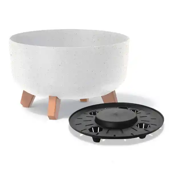 Tumatera Matera Gracia Round Low Eco Blanco 29 cm