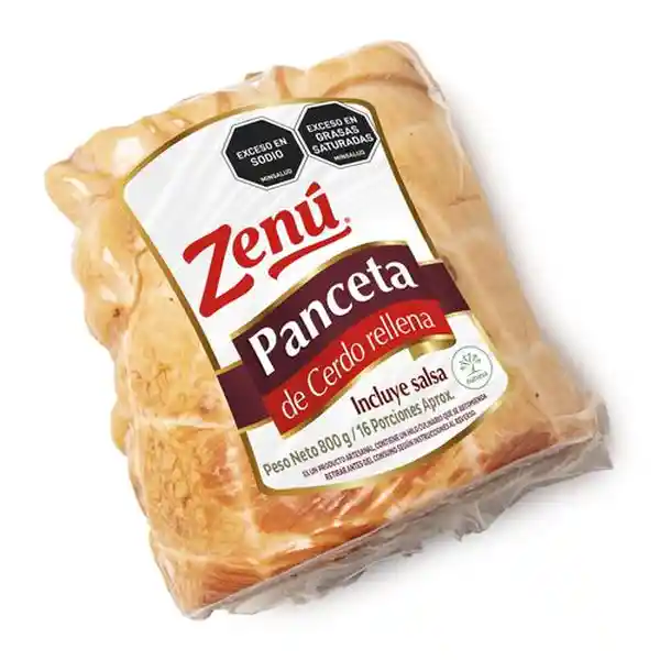 Zenú Panceta de Cerdo Rellena