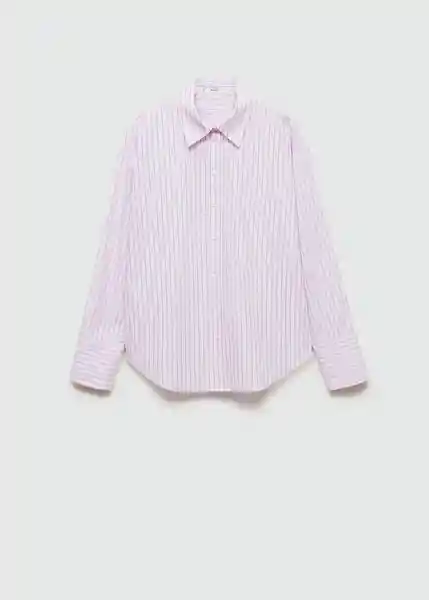 Camisa John Rosa Talla M Mujer Mango