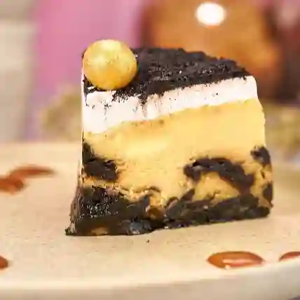 Porción de Cheesecake de Oreo