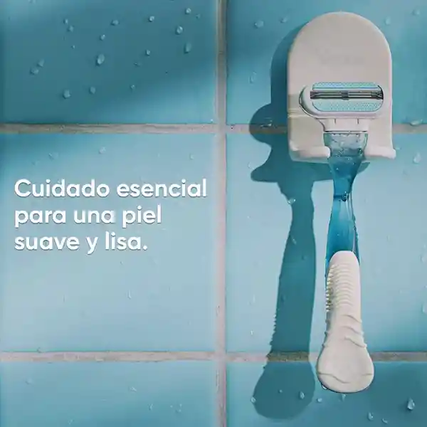 GILLETTE Venus Original Cuchilla de Afeitar Mujer con Aloe Máquina de Afeitar con 3 Hojas Depilación Corporal al Ras 1 Ud