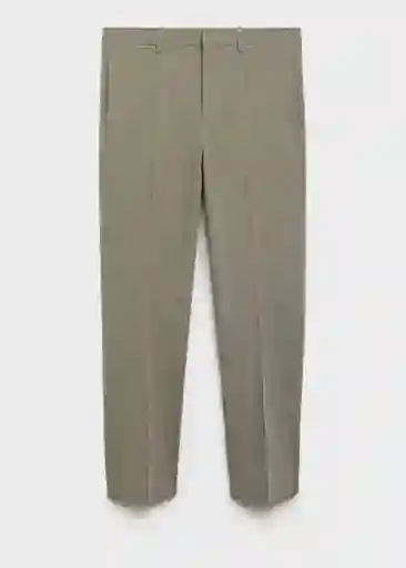 Pantalón Paris Verde Talla 40 Hombre Mango