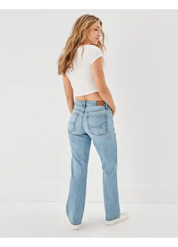 Jean 90S Mujer Azul Bootcut 8American Eagle