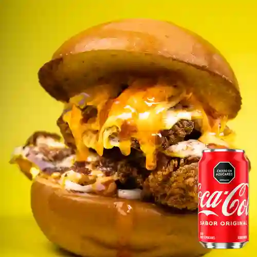 Combo pollo +papas + cocacola orig 330ml