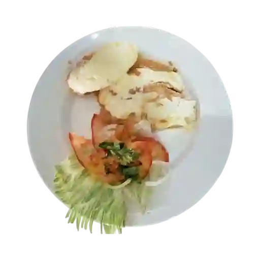 Filete a la Marinera Gratinado