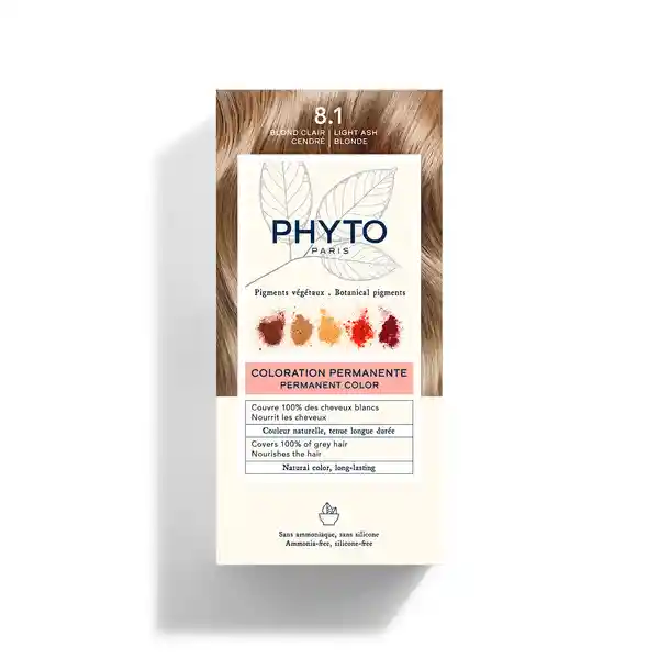 Phyto Coloration Color Rubio Claro Cenizo 8.1