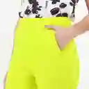 Pantalón Tiro Alto Bota Recta Verde Talla 14 - 536547