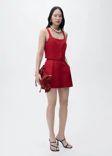 Chaleco Max Granate Talla M Mujer Mango