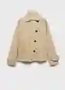 Abrigo Parka Julia Piedra Talla XS Mujer Mango