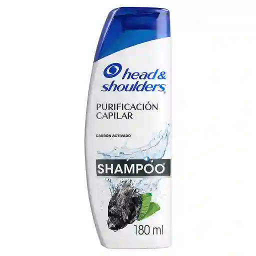Head & Shoulders Shampoo Carbón Activado Control Caspa 180 mL