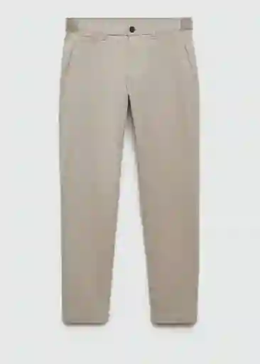 Pantalón Prato Gris Talla 38 Hombre Mango