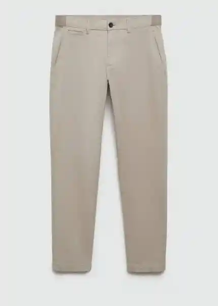 Pantalón Prato Gris Talla 38 Hombre Mango