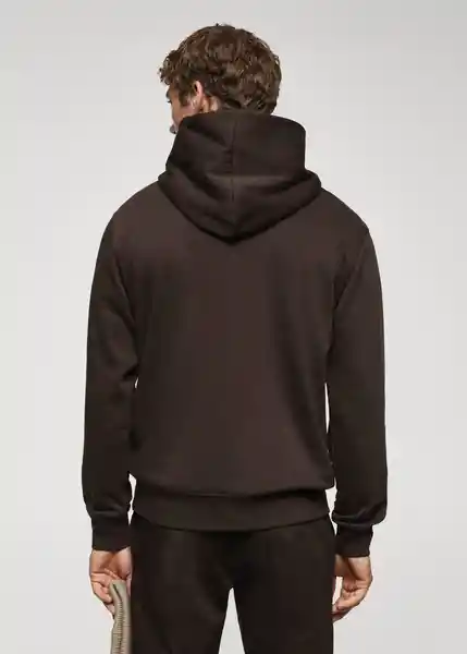 Buzo Sudadera Humanism Marrón Talla XXL Hombre Mango