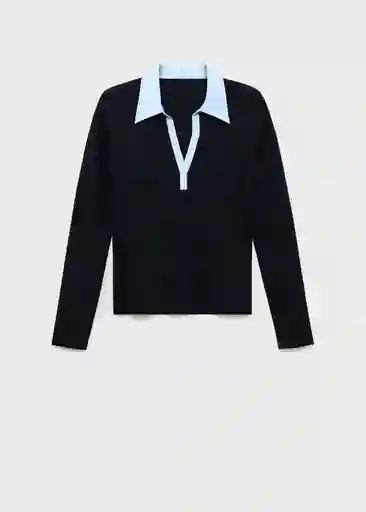 Jersey Mari Navy Talla XS Mujer Mango