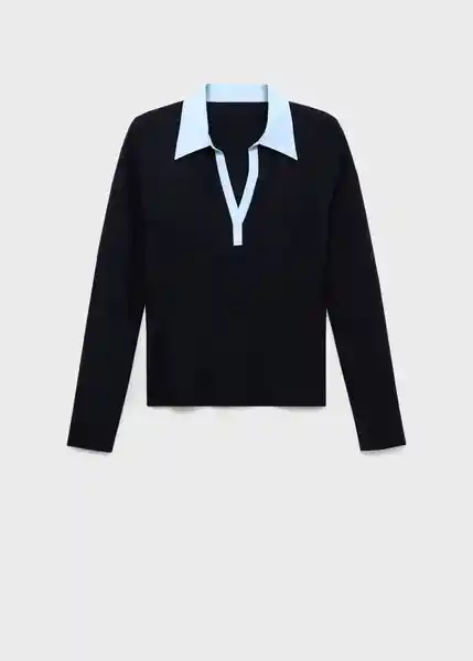 Jersey Mari Navy Talla XS Mujer Mango