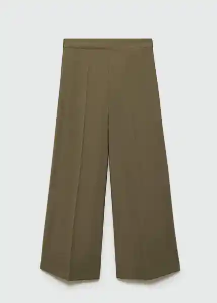 Pantalón Lidof Khaki Talla L Mujer Mango