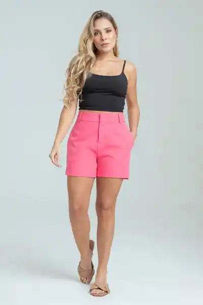 Short Hailey Color Rosado Barbie Talla 10 Ragged