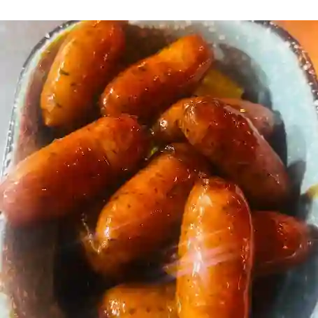 Chorizos Cocteleros en Salsa Tepache