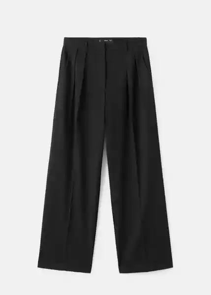 Pantalón Gabi Negro Talla 40 Mujer Mango