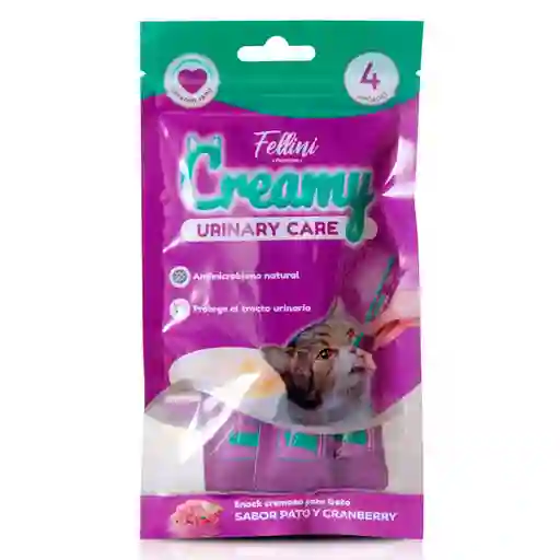 Fellini Snack Húmedo Gatos Urinary Care Creamy