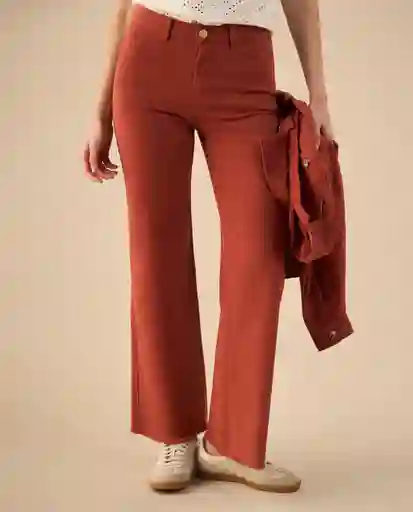 Pantalón Rojo Cereza Oscuro Talla 8 632G002 Esprit
