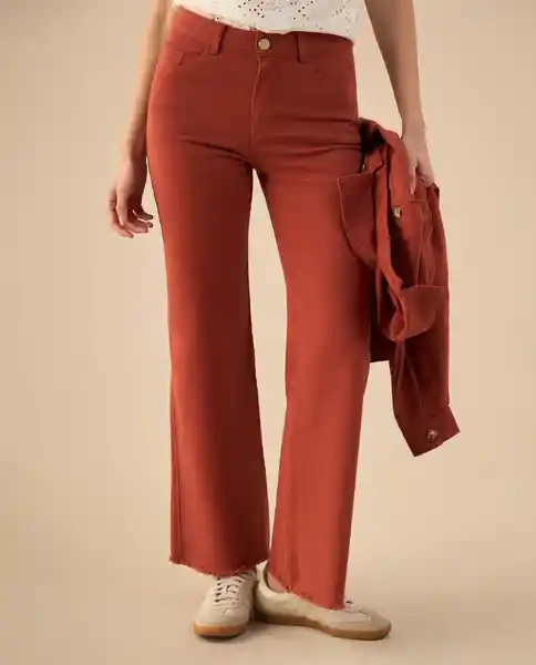 Pantalón Rojo Cereza Oscuro Talla 8 632G002 Esprit