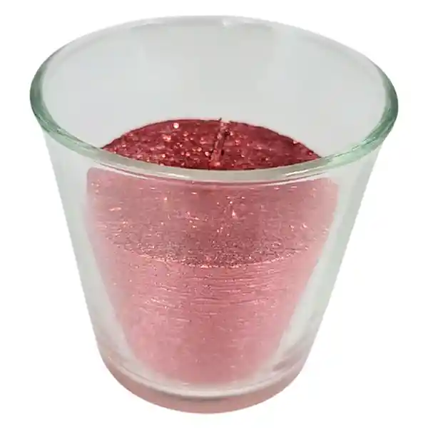 Vela Votiva en Vaso Rojo Cotidiana 7.5 cm