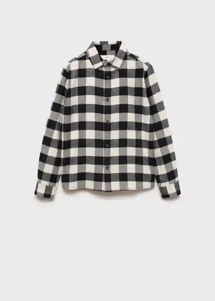 Camisa Felipe Negro Talla 12 Niños Mango