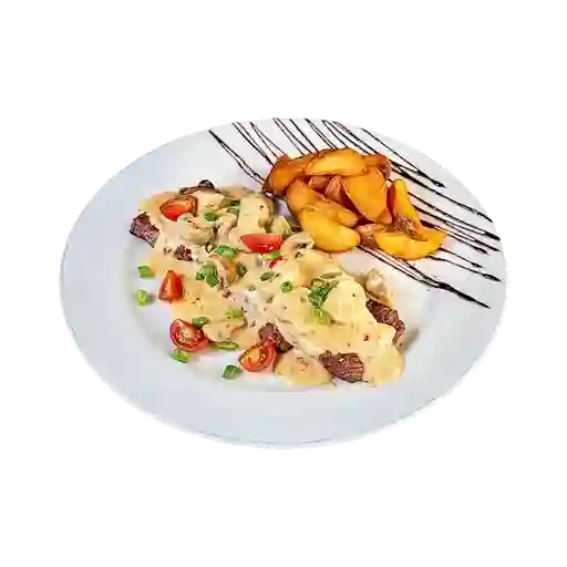 Lomo champiñón