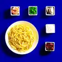 Fetuccini/spaghetti con Lomo de Res